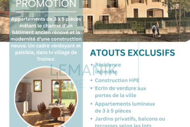 PERMIS EN FORCE : APPARTEMENTS DE 3 à 5 PIECES dans une résidence d’exception au cœur de la nature